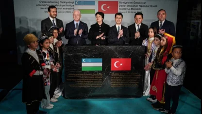 Türkiye’deki Özbekistan Devlet Okulu’nun yapımına yönelik 'Taş Koyuş' merasimi düzenlendi