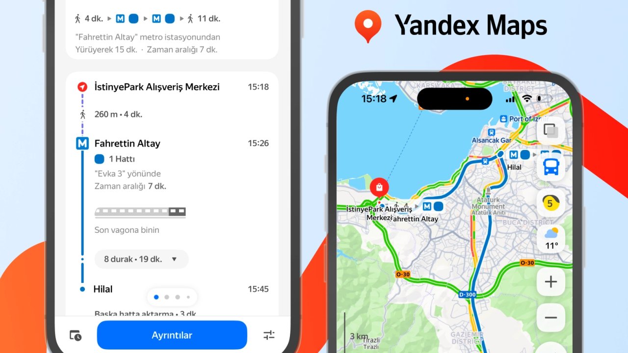Yandex Maps, en uygun metro vagonu öneriyor