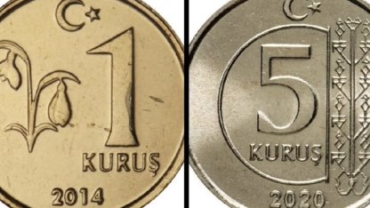 1 ve 5 kuruş basımı durduruldu mu?