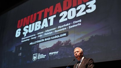 6 Şubat depremleri Ankara’da anıldı