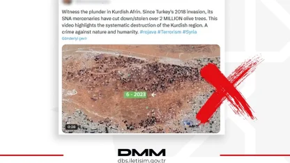 Afrin'de 2 milyon zeytin ağacı kesildi iddiasına İletişim'den yanıt