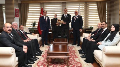 Ağrı Defterdarı'ndan Vali Bozkurt’a hafta ziyareti