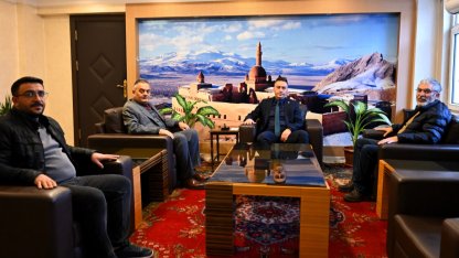 Ağrı'da gazetecilerden Emniyet Müdürü Önder’e ziyaret