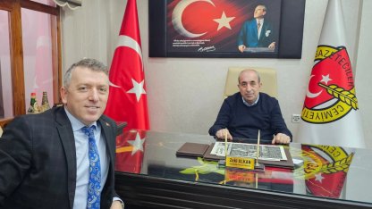 Artvin'de Müdür Keskin’den, Gazeteciler Cemiyetine ziyaret