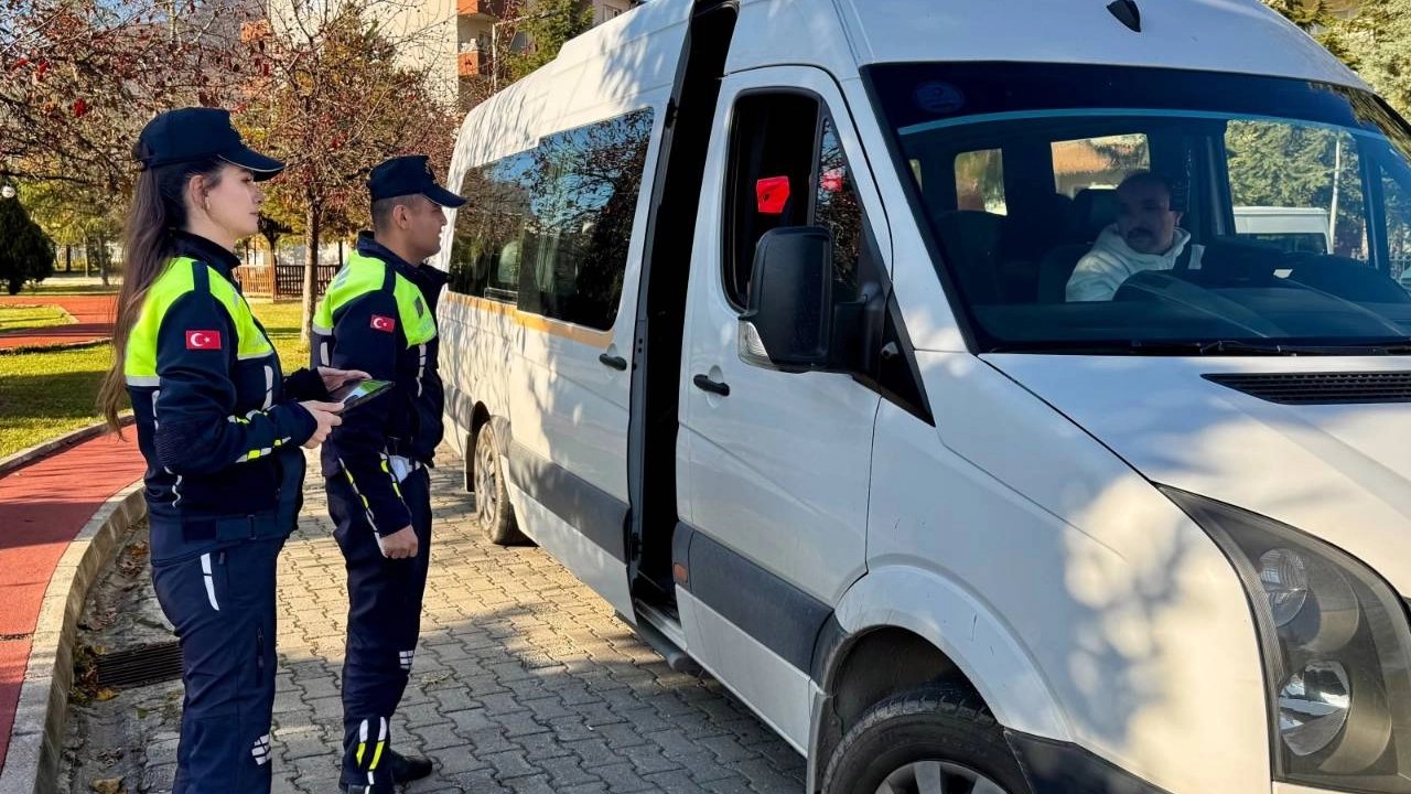 Artvin'de servis araçlarına sıkı denetim