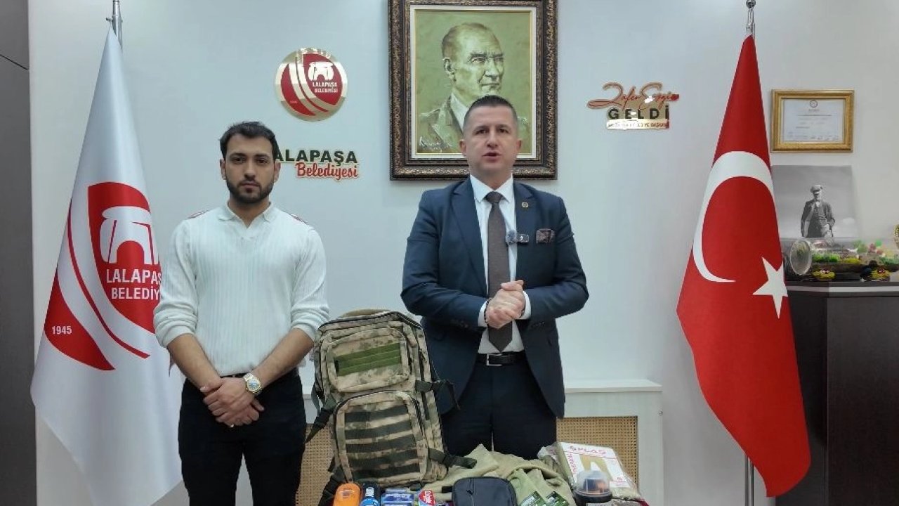 Askere gidecek gençlere “Asker Çantası” desteği