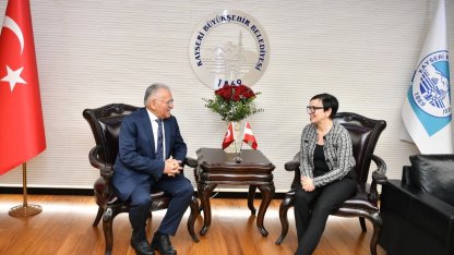 Avusturya Ankara Büyükelçisi'nden Büyükkılıç'a ziyaret