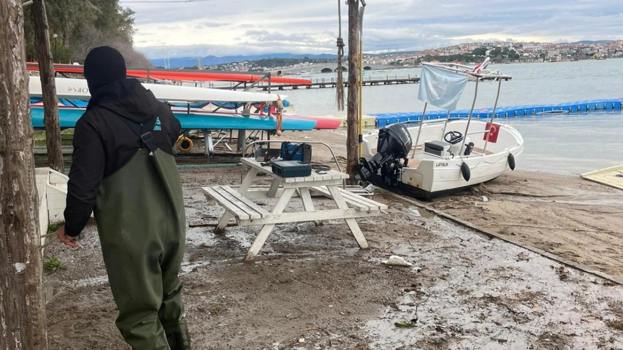 Ayvalık’ta lodosun ardından dayanışma