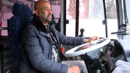 Bakan Kurum, Hataylı otobüs şoförünün yeni seferini paylaştı