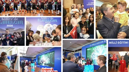 Bakan Tekin'den 'Külliyede Ramazan' stantlarına ziyaret