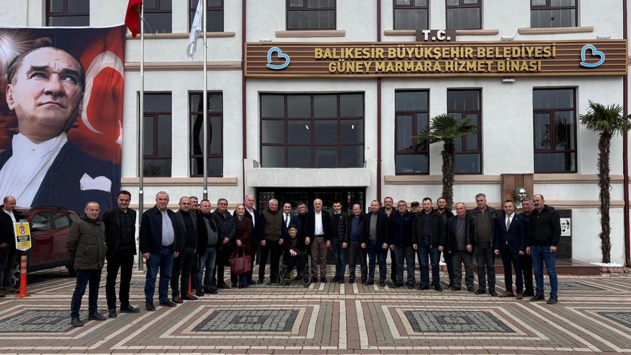 Balıkesir Büyükşehir Bandırmalı muhtarları ağırladı