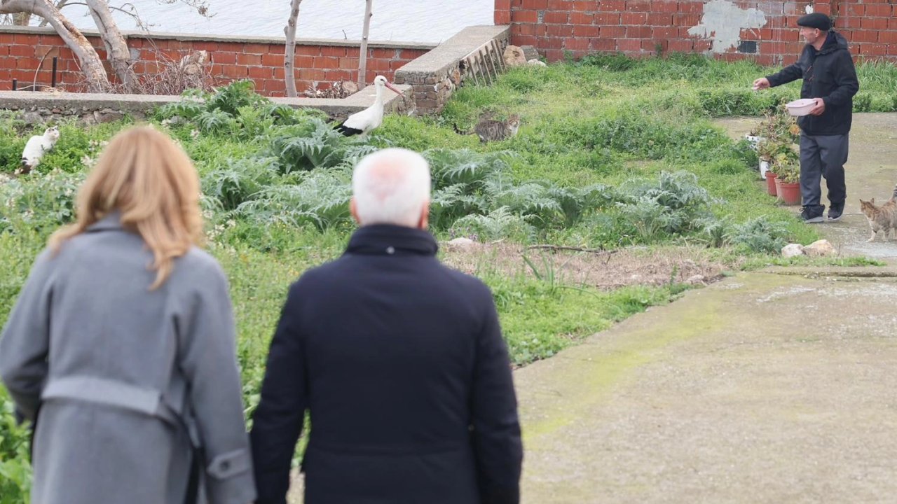 Başkan Bozbey’den Yaren Leylek'e ziyaret