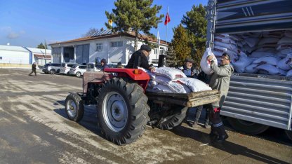 Başkentli üreticiye 1,5 milyon kilogram nohut tohumu desteği