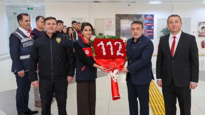 Bilecik’te Vali Sözer’den 112 personeline ziyaret