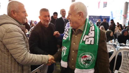 Bursa 'bereket sofrası'nı Gürsu'da kurdu