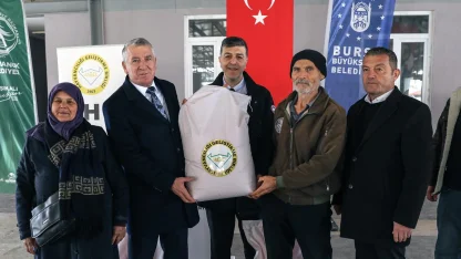 Bursa Büyükşehir'den Harmancık'ta kırsal üretime güçlü destek