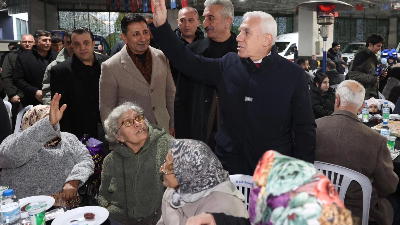 Bursa Büyükşehir'in sofrası bu kez Kestel'e kuruldu