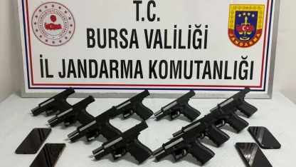 Bursa Gemlik’te ruhsatsız silah operasyonu: 4 tutuklama