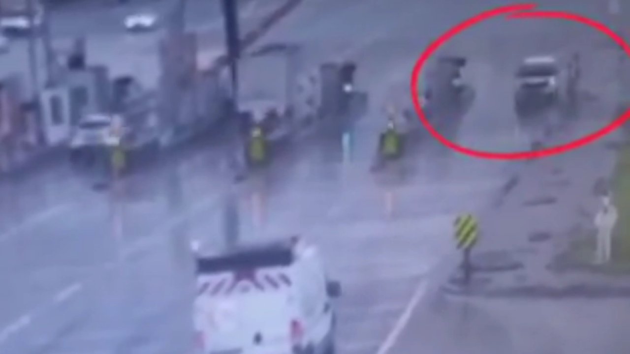 Bursa Kuzey Gişeleri’nde tehlikeli manevra!