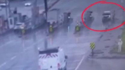 Bursa Kuzey Gişeleri’nde tehlikeli manevra!