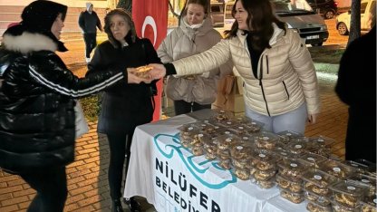 Bursa Nilüfer’de Berat Kandili bereketi