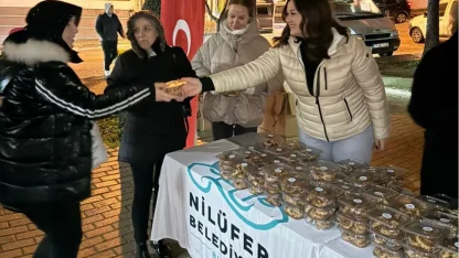 Bursa Nilüfer’de Berat Kandili bereketi