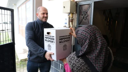 Bursa Nilüfer’de dayanışma paylaşarak artıyor