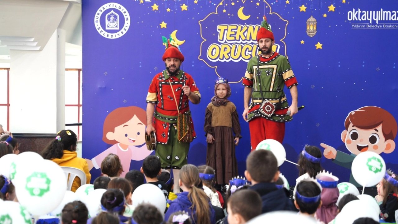 Bursa Yıldırım'da minikler için iftar vakti