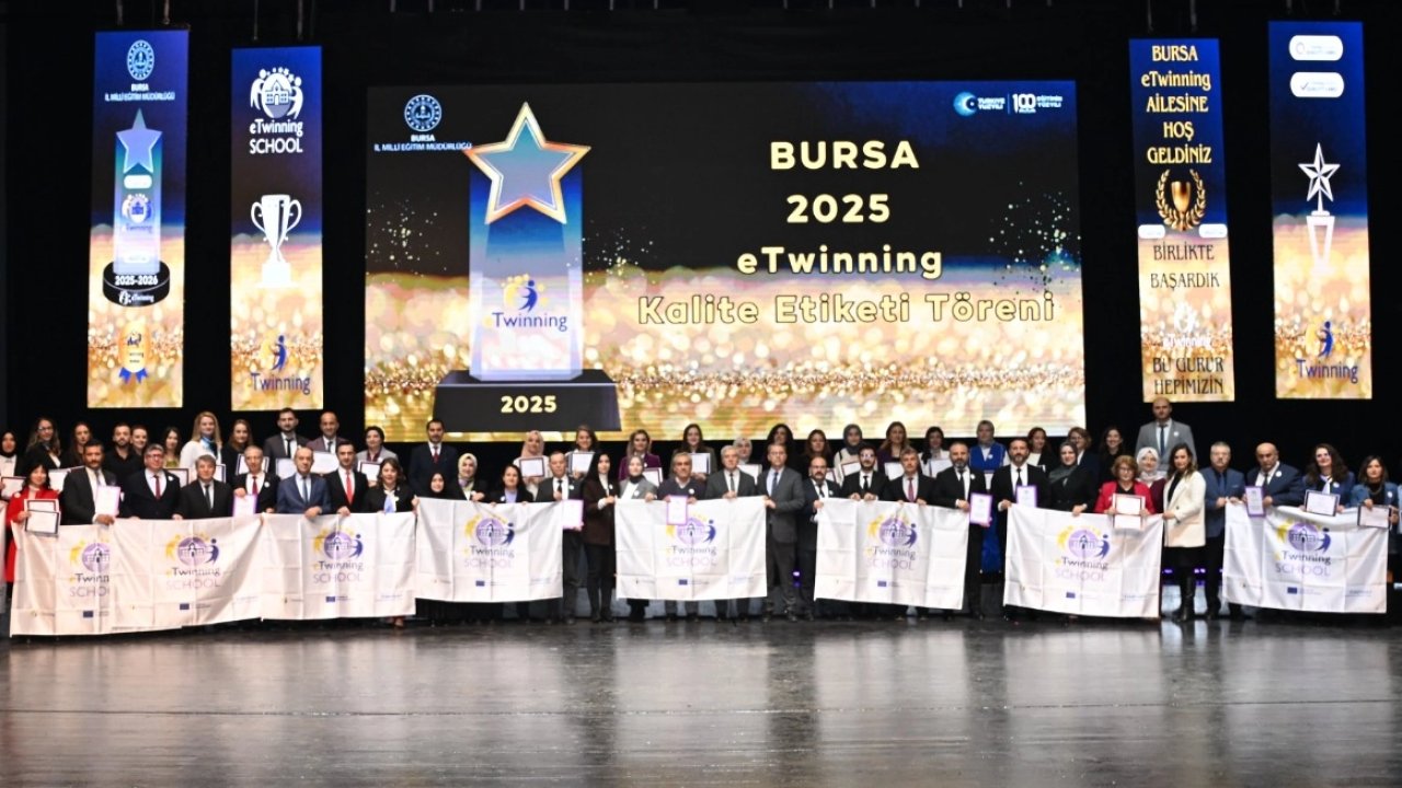 Bursa'da eTwinning başarıları ödüllendirildi