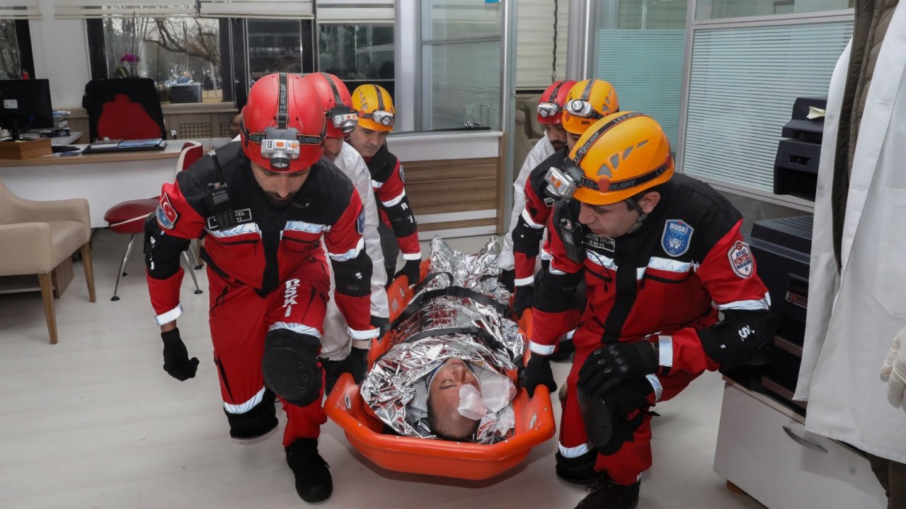 BUSKİ'den gerçeği aratmayan tatbikat