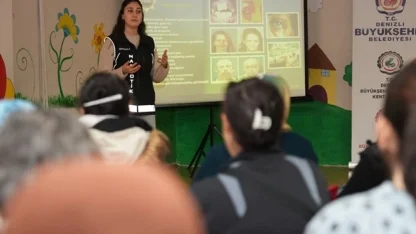 Denizli’de anneler için çifte farkındalık semineri