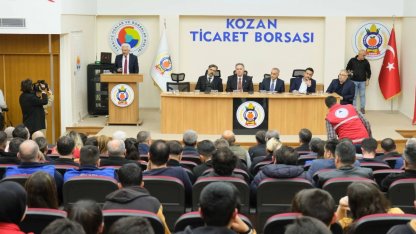 ‘Deprem Gerçeğiyle Yaşamak’ konulu panel Adana Kozan’da yapıldı