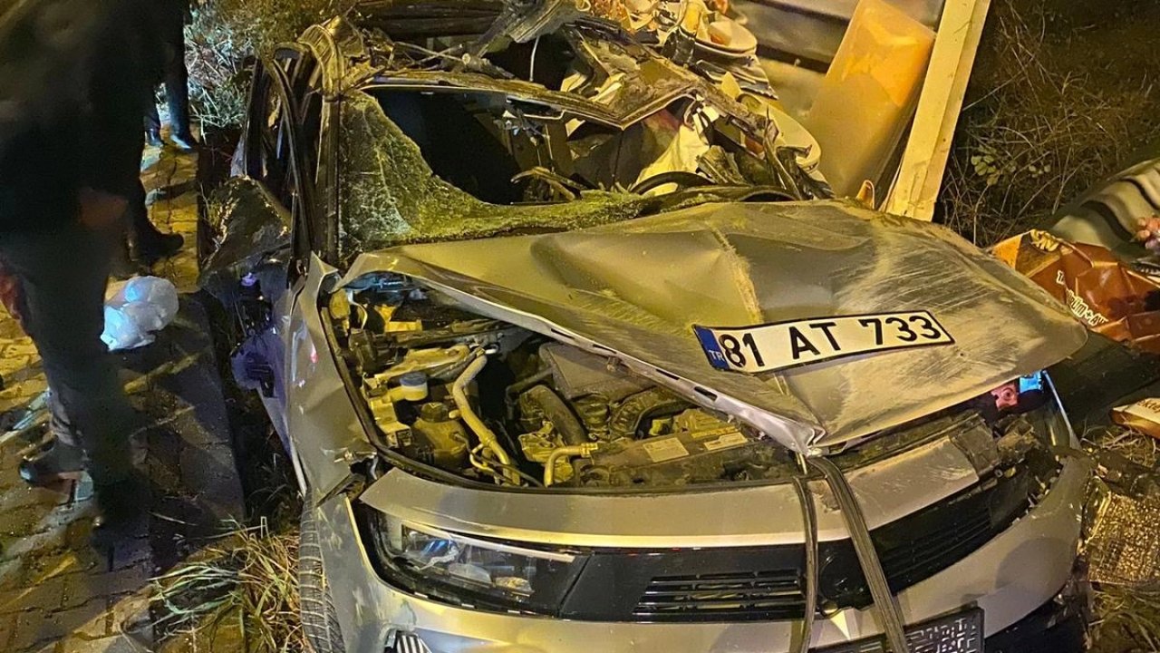 Düzce Akçakoca’da trafik kazası: 2 yaralı