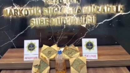 Erzurum’da uyuşturucu operasyonu: 9 kilo madde ele geçirildi