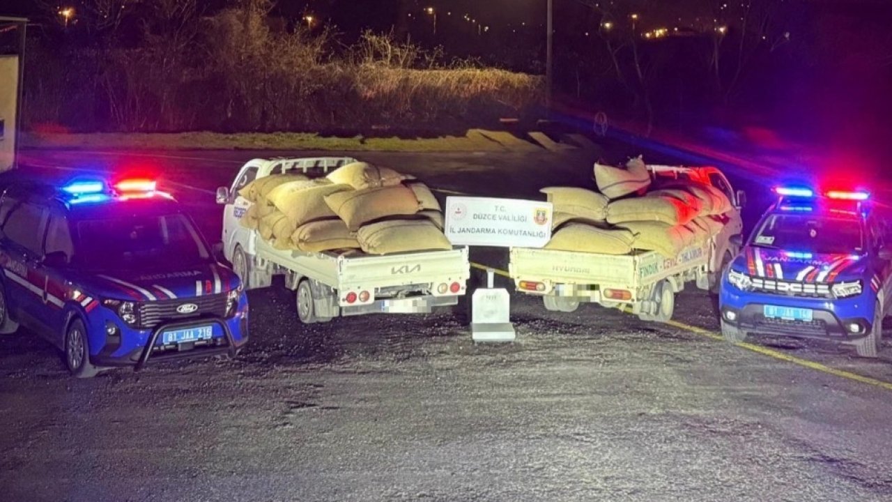 Fındıkta eksik tartım yapan 3 şüpheli yakalandı