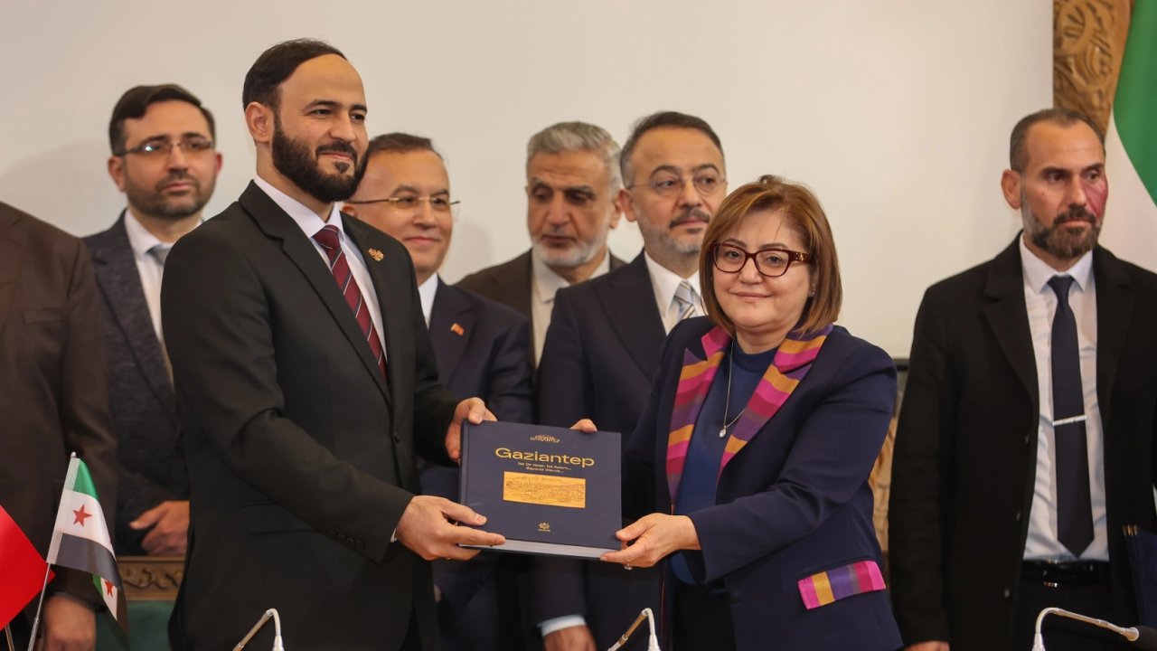 Gaziantep'te Halep’e yeşil alan ve ulaşım desteği
