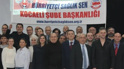 Hürriyetçi Sağlık-Sen Kocaeli Şubesi resmen kuruldu