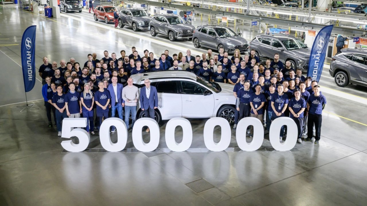 Hyundai Çek fabrikasında 5 milyonuncu aracını üretti