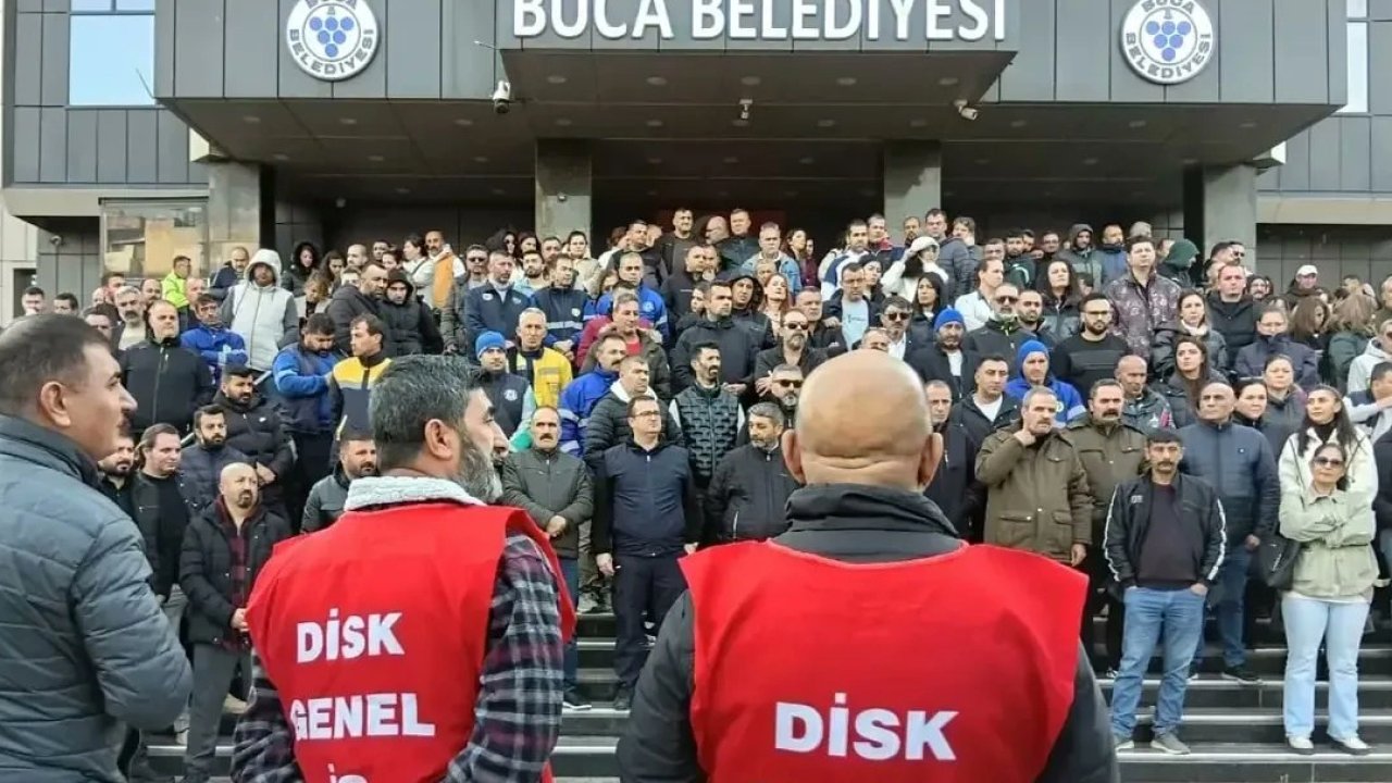 İzmir Buca Belediyesi'nde hizmetler durdu! İşçiler yine iş bıraktı