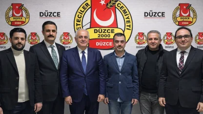 Kamu Başdenetçisi Akarca, Düzce Gazeteciler Cemiyeti’ni ziyaret etti