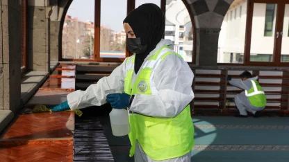 Kayseri Talas'ta camiler ramazana hazır