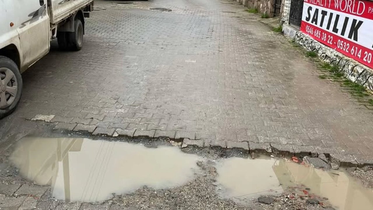 Keşan'da mahalleliyi isyan ettiren yol çilesi
