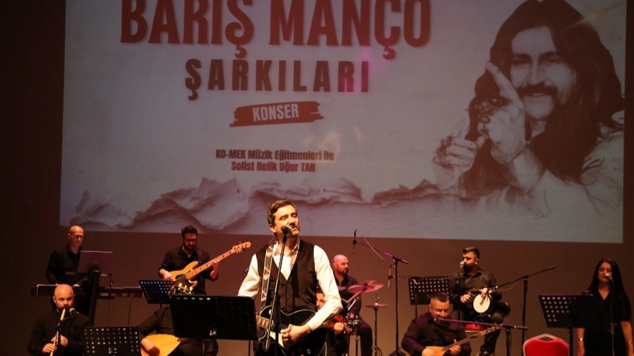 Kocaeli Gebze’de Barış Manço şarkılarıyla nostalji dolu gece
