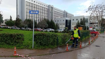 Kocaeli'de hastane bahçelerine Büyükşehir’den dokunuş