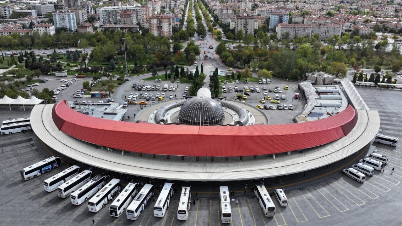 Konya Otogarı geçen yıl 18 milyona hizmet verdi