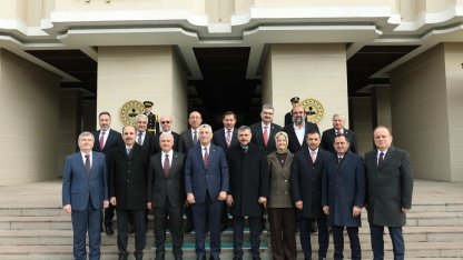 Konya protokolünden Bakan Çiftçi'ye 'hayırlı olsun' ziyareti