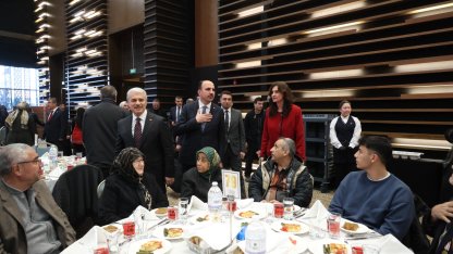 Konya’da “Büyük Aile Sofrası” iftarında şehit yakınları ve gaziler buluştu