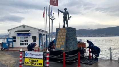 Körfez Şehitler Anıtı’nda bakım