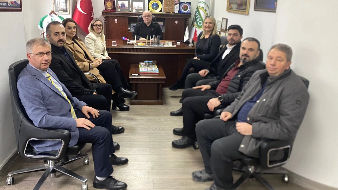 Lösemili Çocuklar Vakfı'ndan Artvin Ticaret ve Sanayi Odası'na ziyaret