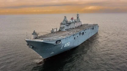 NATO: TCG Anadolu Letonya kıyılarında